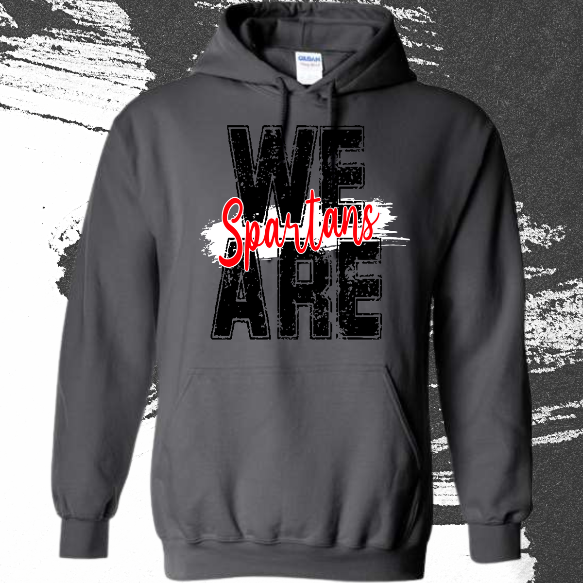 Grey Spartan Hoodie - Adult