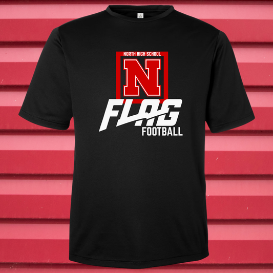 NHS Flag Football Black Tee