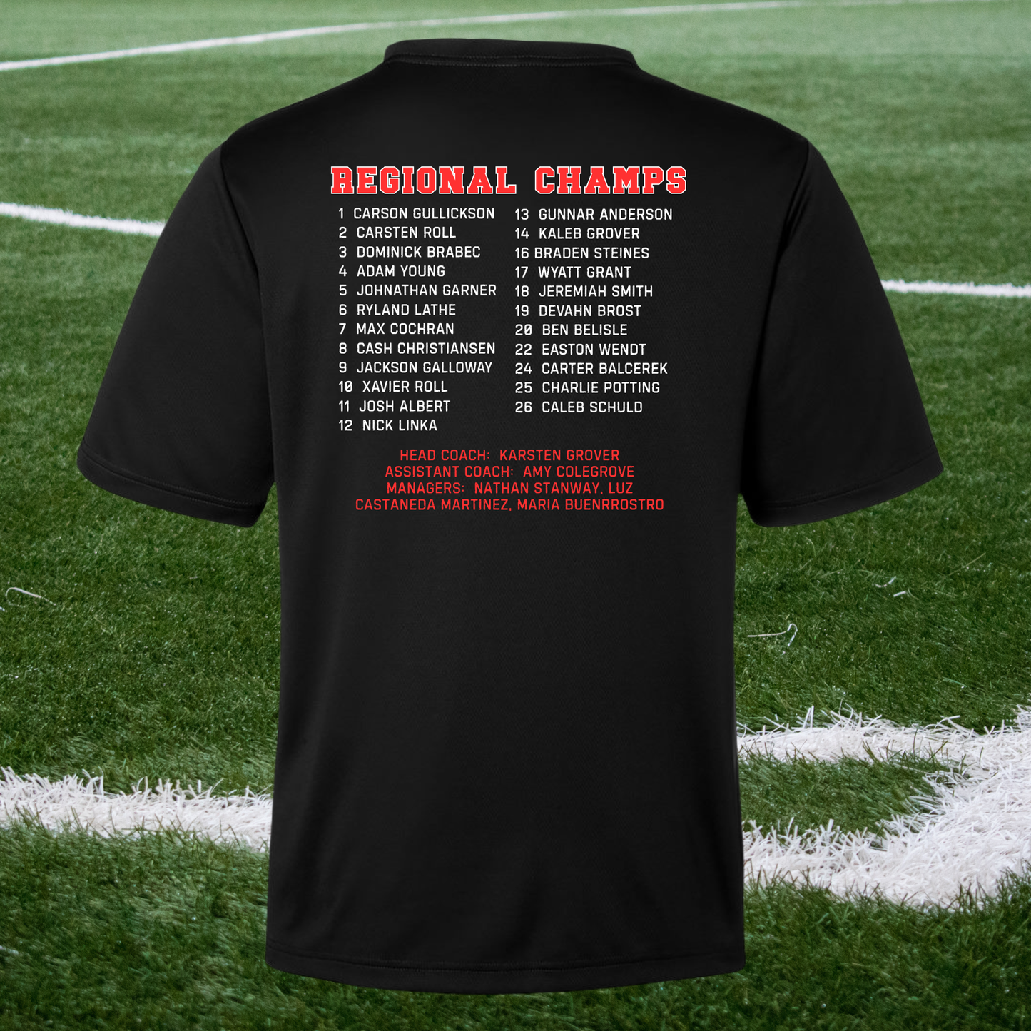 Soccer Regional Champ Tshirt