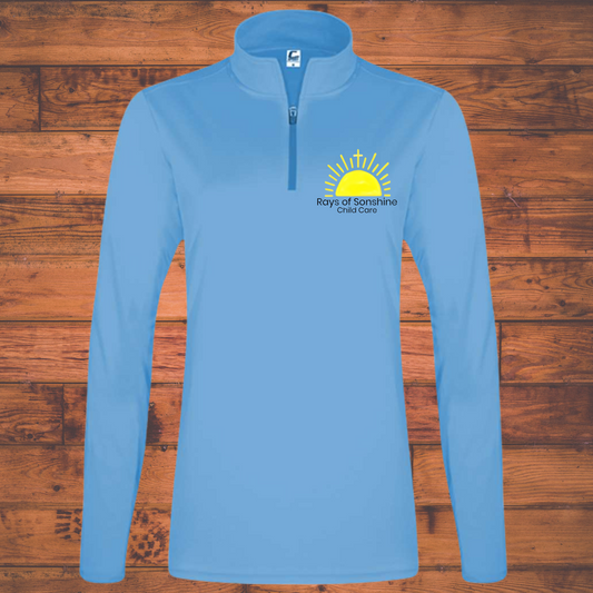 Rays of Sonshine Long Sleeve Performance Quarter Zip