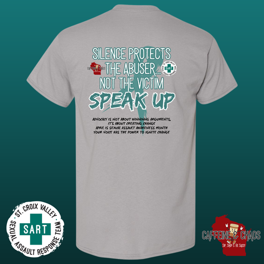 SART Speak Up Fundraiser Tshirt